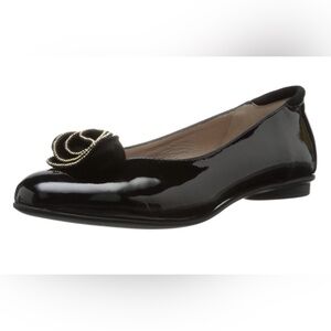 BeautiFeel Margot Ballerina flats shoes patent leather black sz 39 8 - 8.5